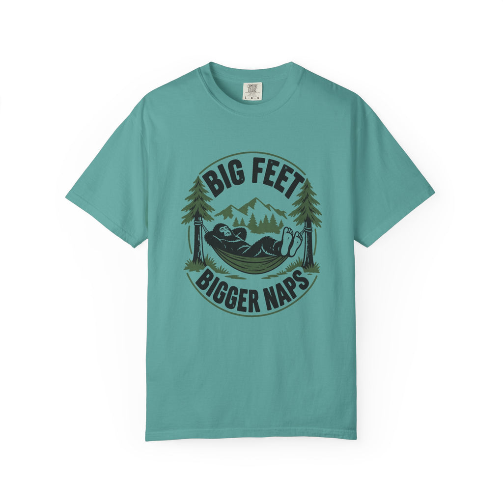 Big Feet, Bigger Naps T-Shirt – Seafoam