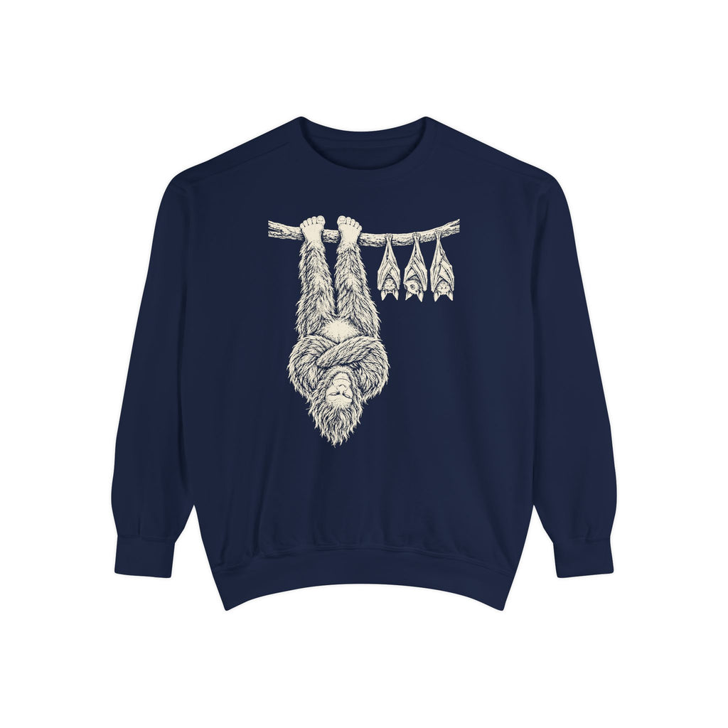 Bigfoot Hanging With Bats Sweatshirt