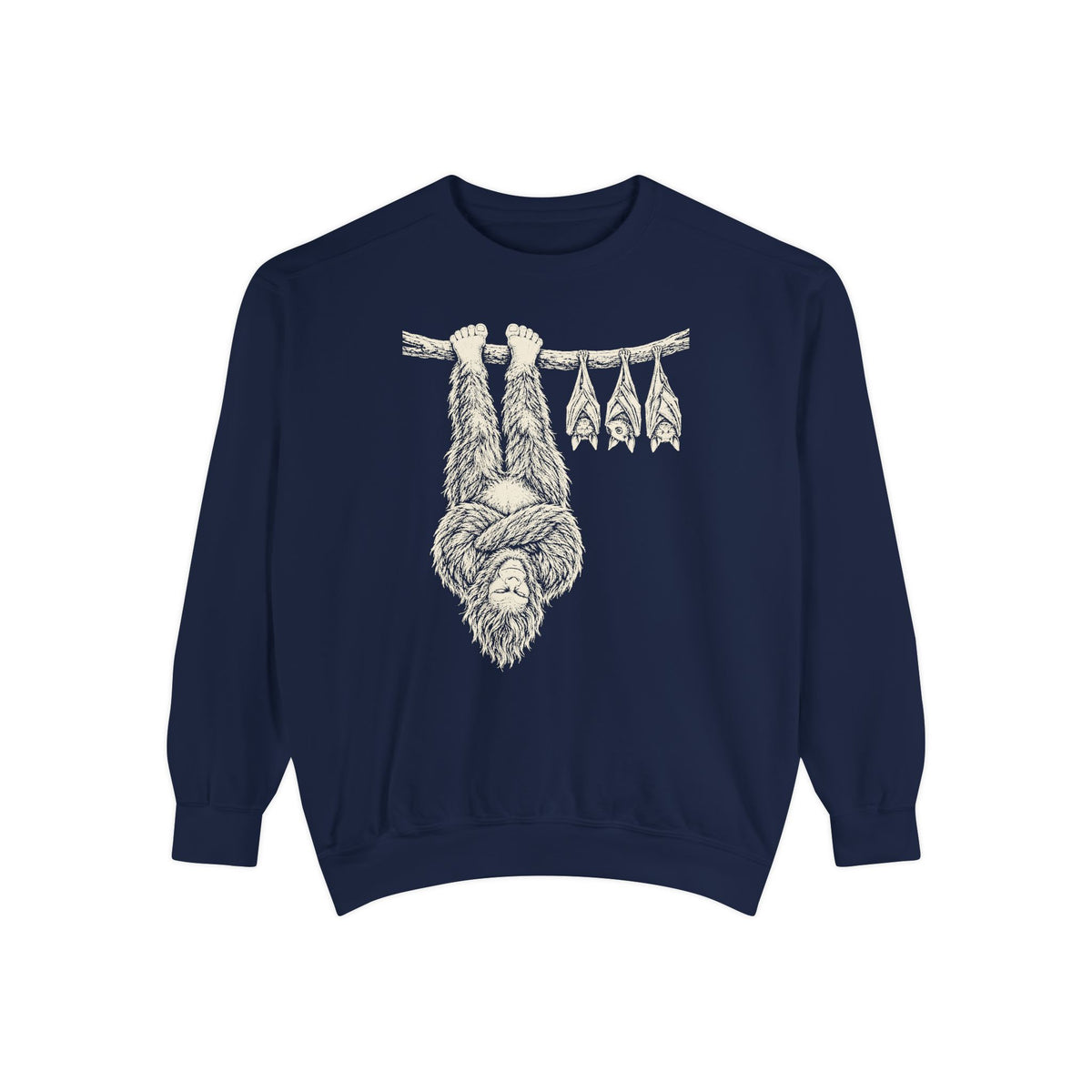 Bigfoot Hanging With Bats Sweatshirt