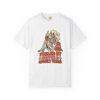 Fueled by Coffee & Spooky Vibes T-Shirt – White