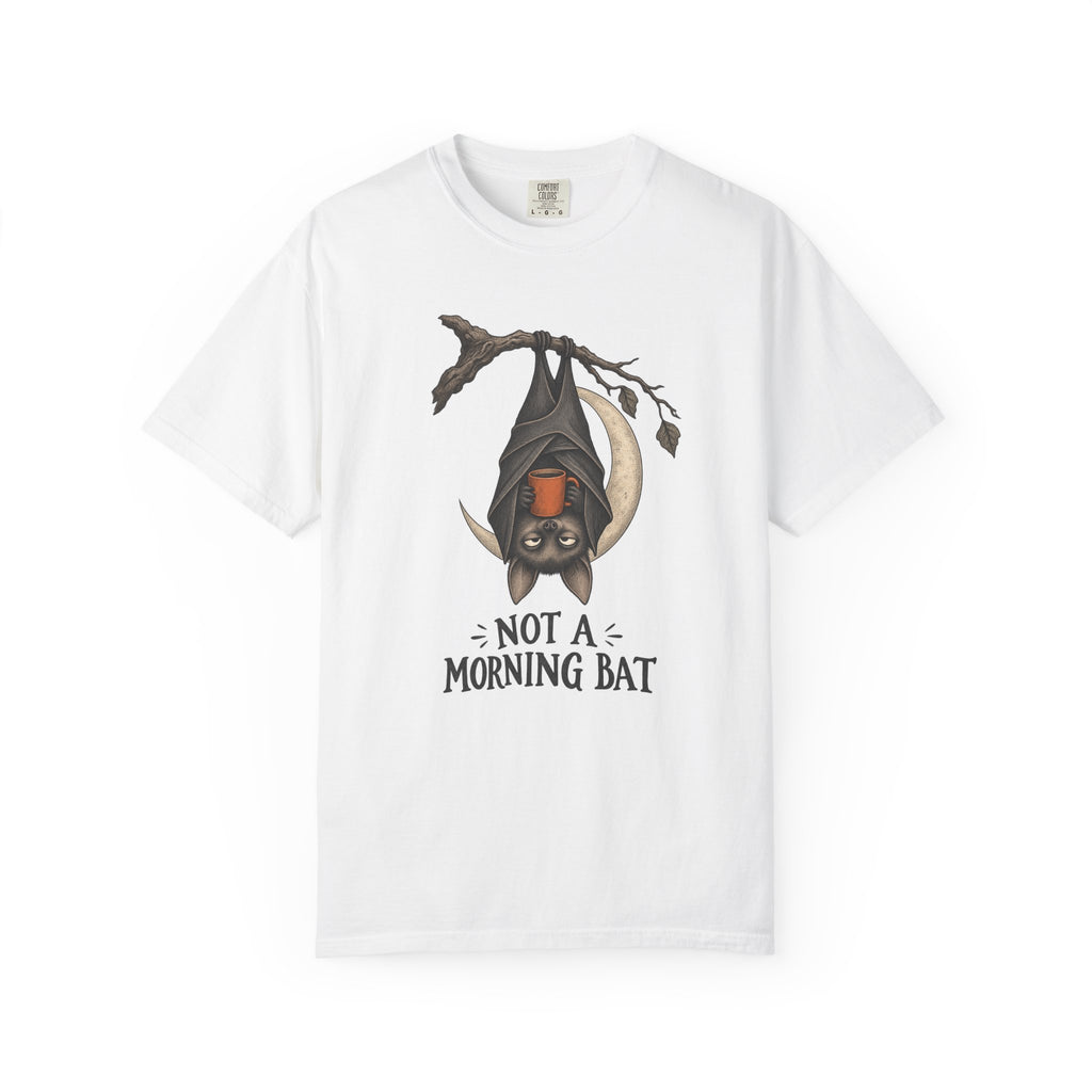 Not a Morning Bat T-Shirt – White