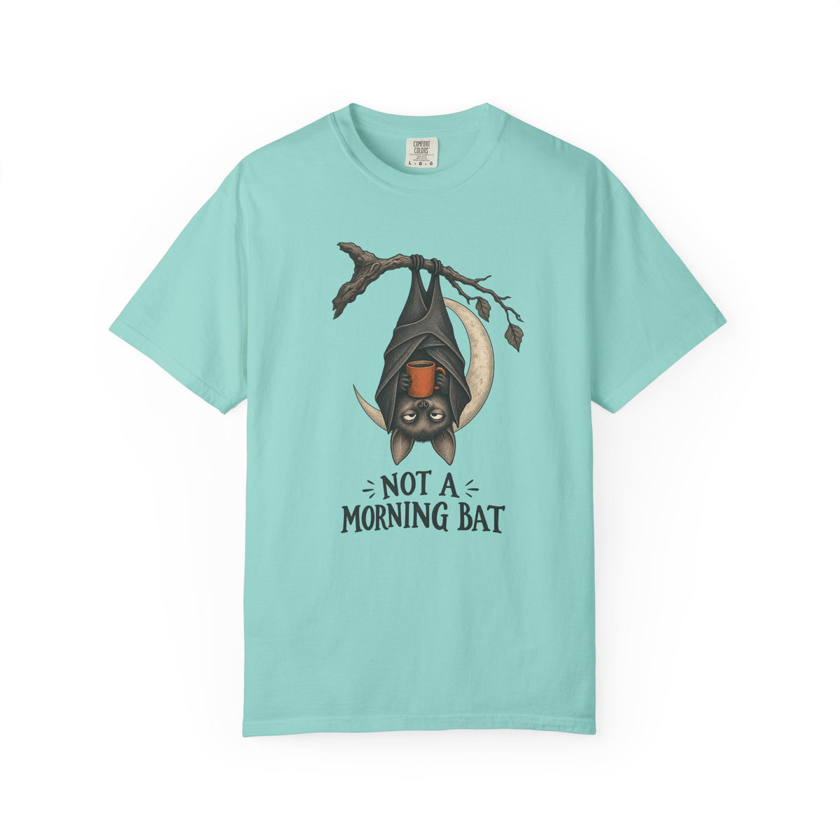 Not a Morning Bat T-Shirt – Chalky Mint