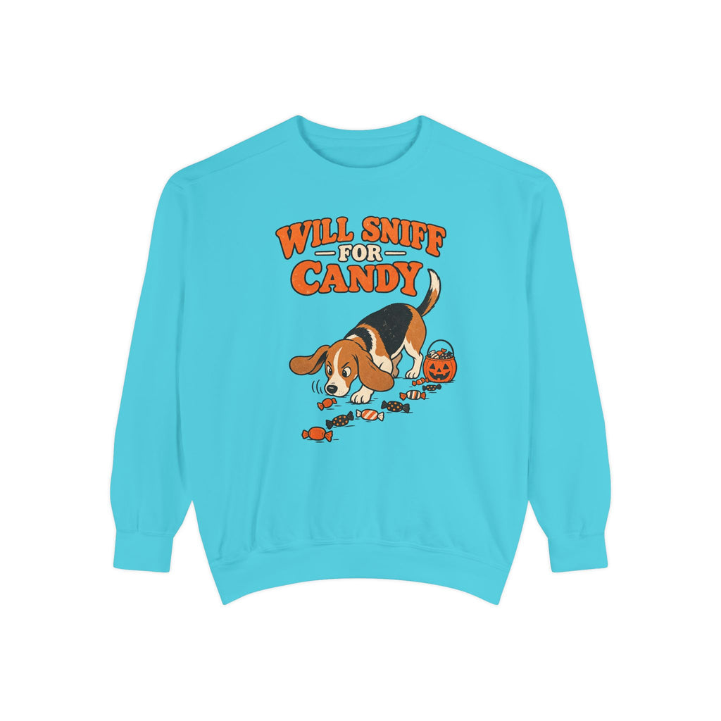 Will Sniff for Candy Sweatshirt – front view