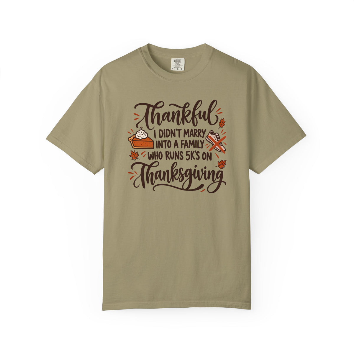 Not a 5K Family Pie Script T-Shirt