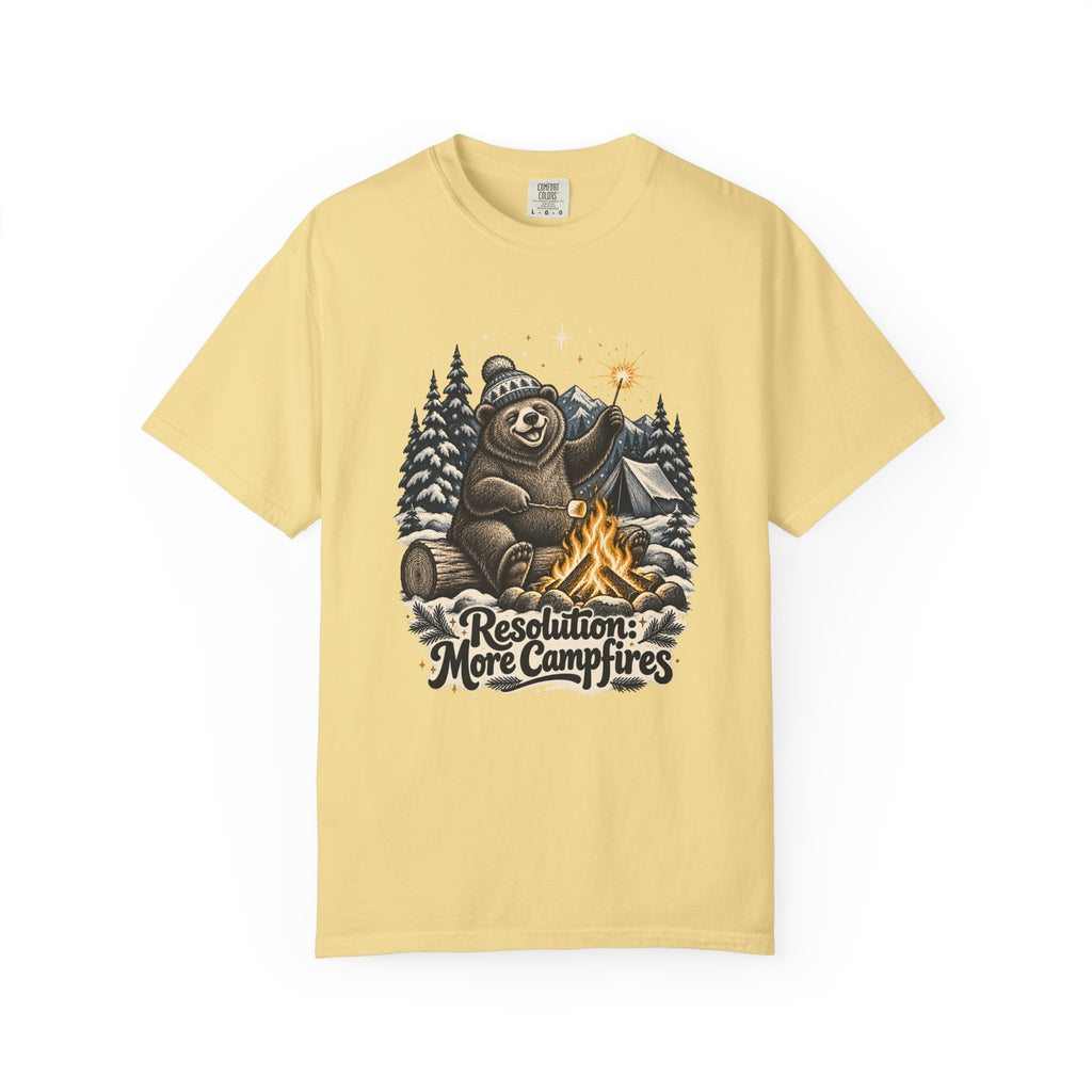 Resolution: More Campfires T-Shirt – Butter