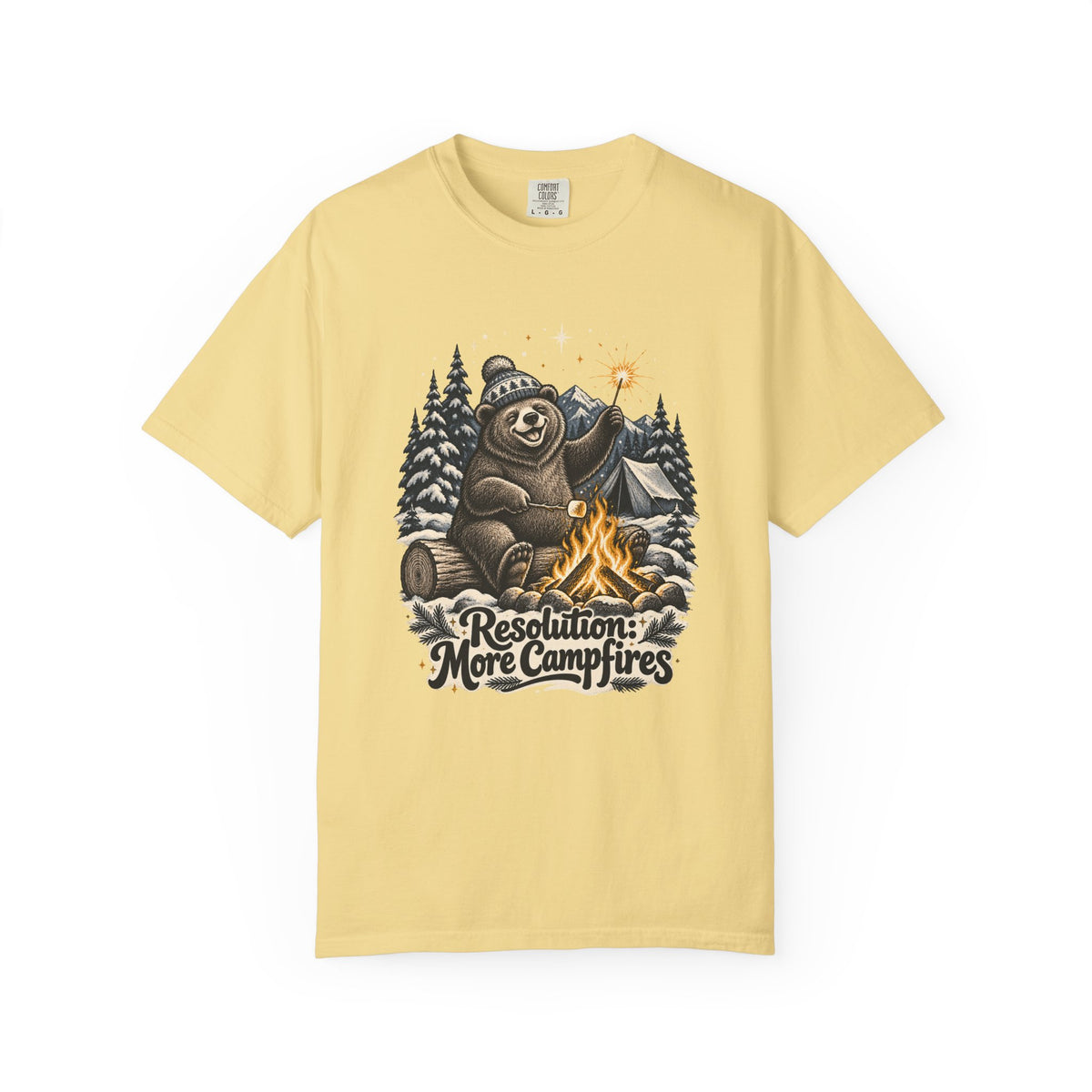 Resolution: More Campfires T-Shirt – Butter
