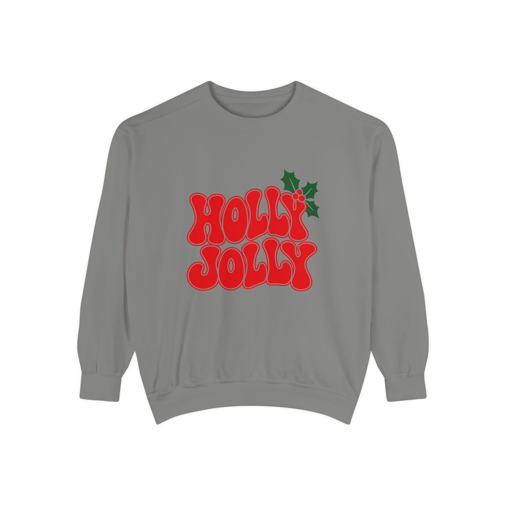 Holly Jolly Sweatshirt – Grey