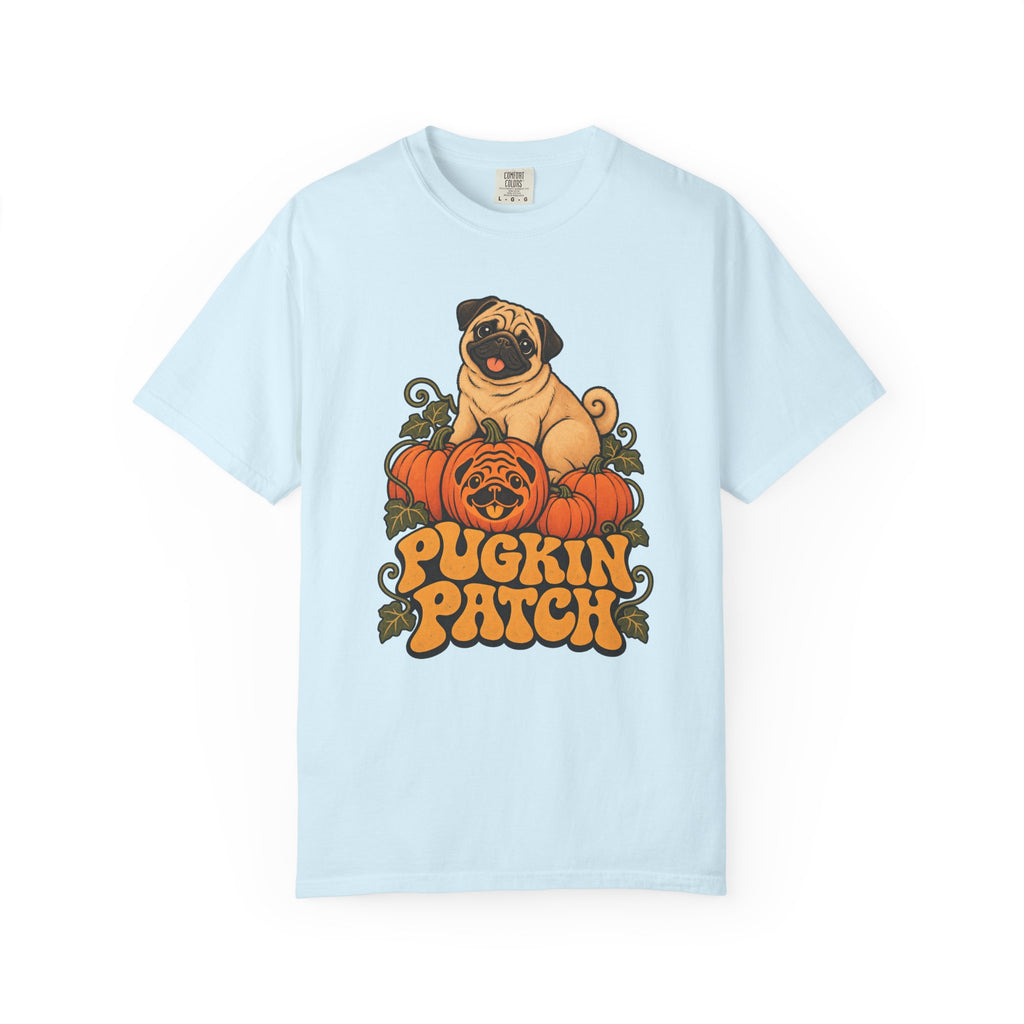 Pugkin Patch T-Shirt – Chambray