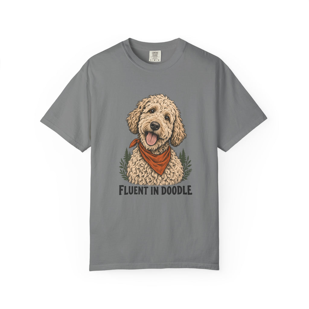 Fluent in Doodle T-Shirt – Grey