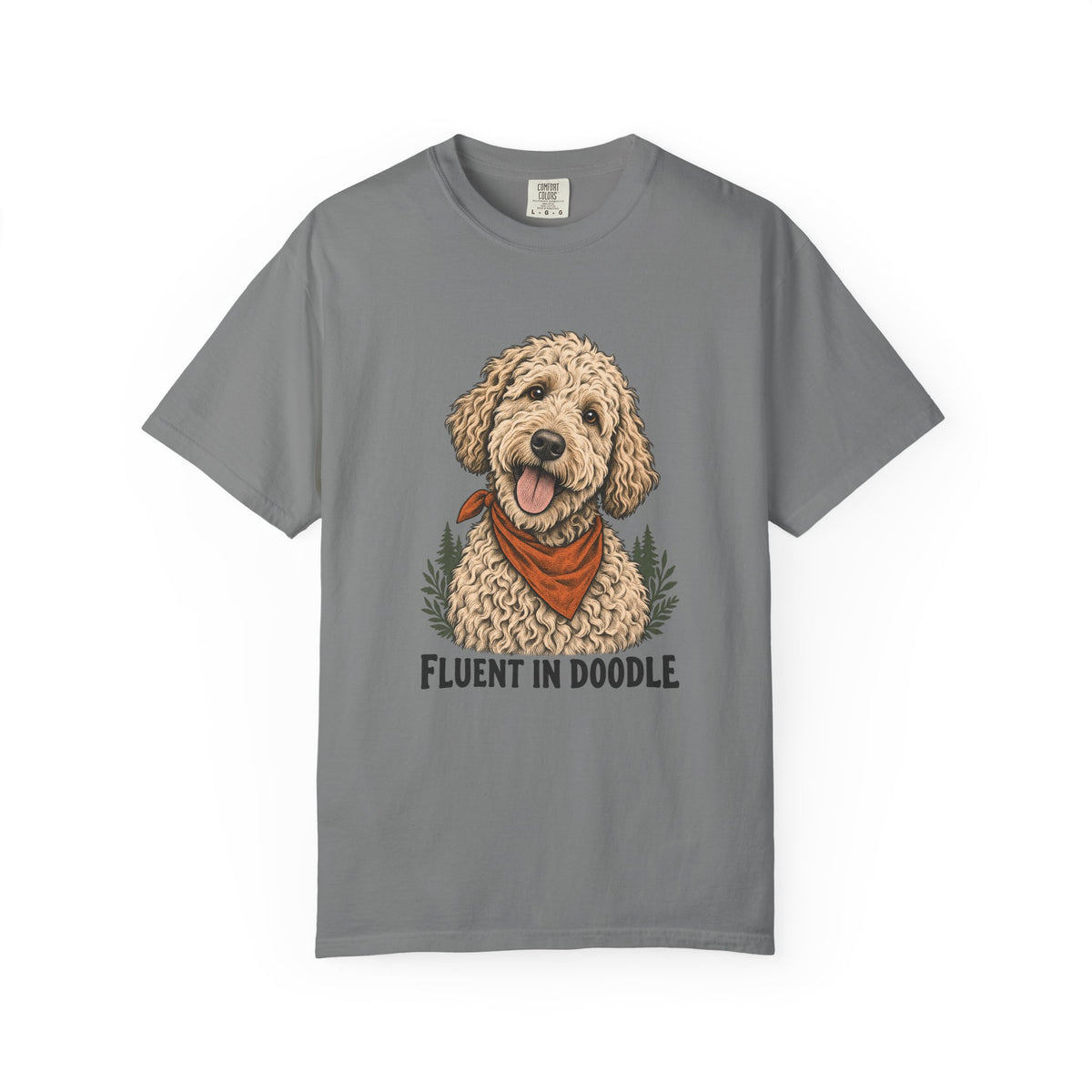 Fluent in Doodle T-Shirt – Grey