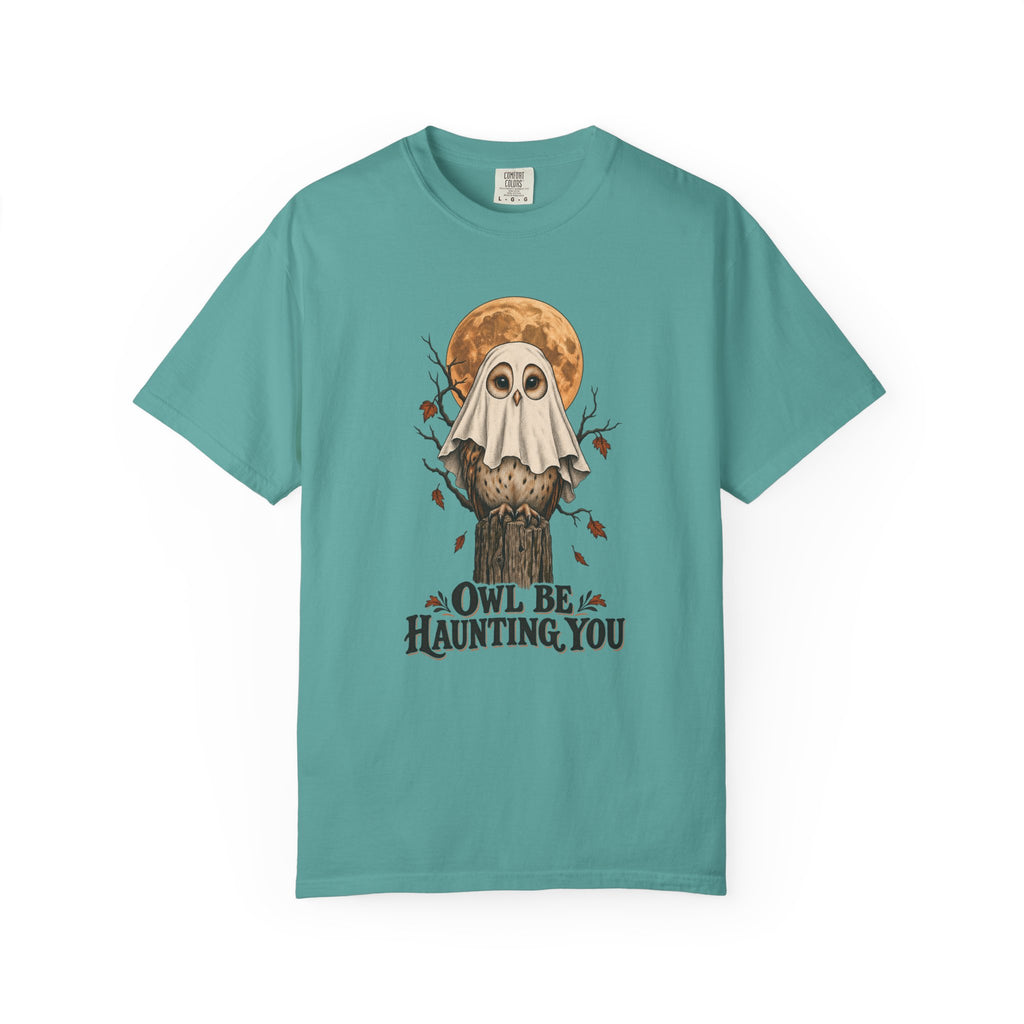 Owl Be Haunting You T-Shirt – Seafoam