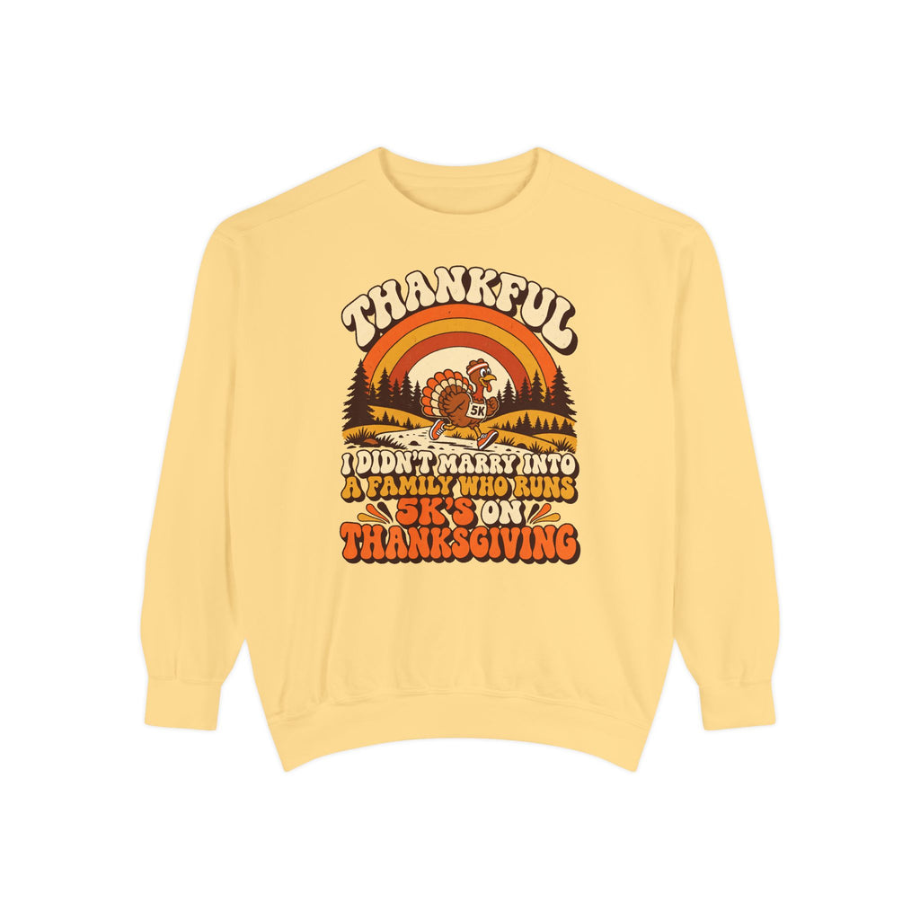 Not a 5K Family Retro Sunset Sweatshirt