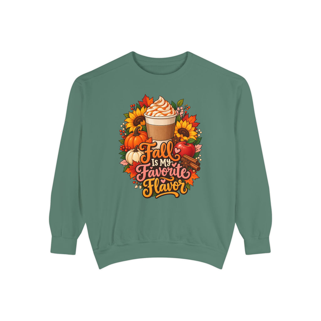 Fall Is My Favorite Flavor Sweatshirt – Light Green