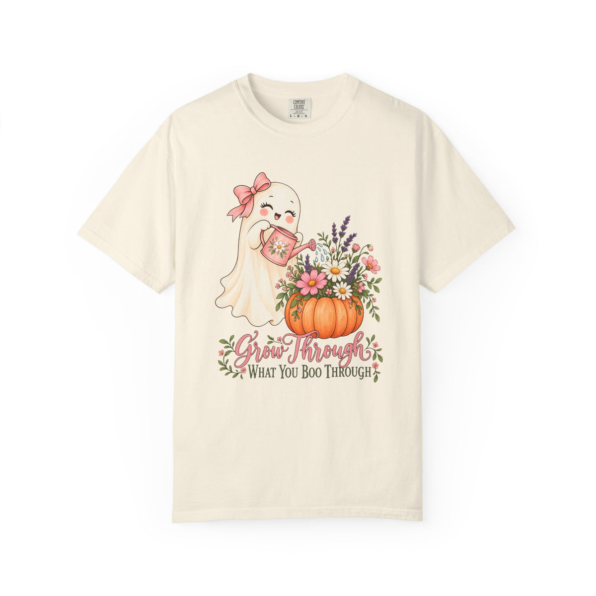 Grow Through What You Boo Through T-Shirt – Ivory