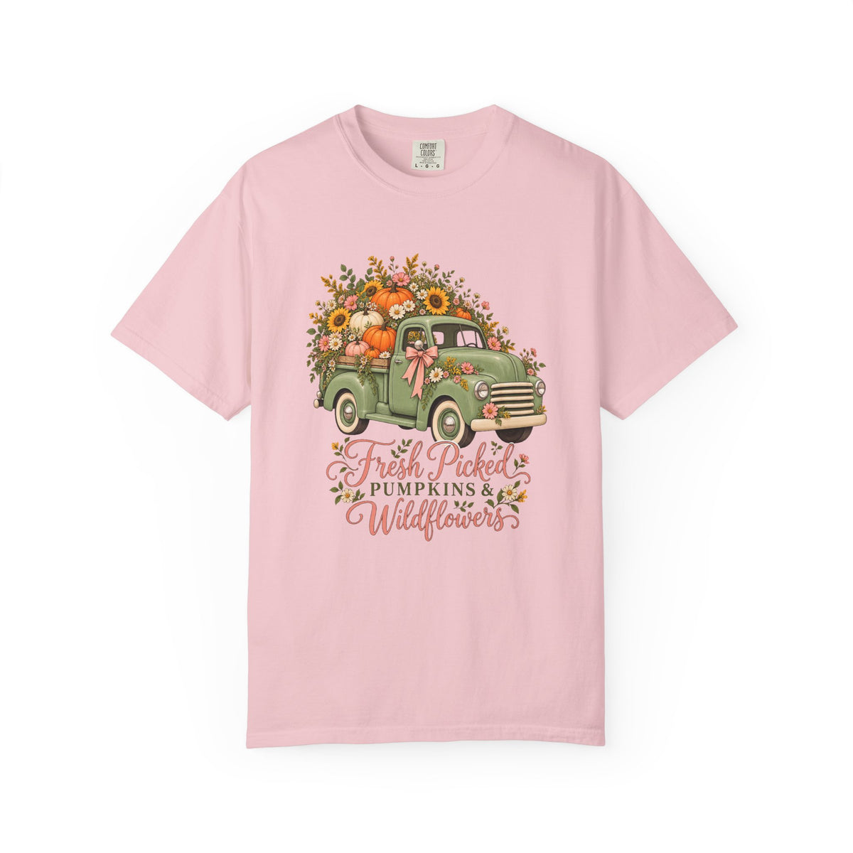 Fresh Picked Pumpkins & Wildflowers T-Shirt – Blossom