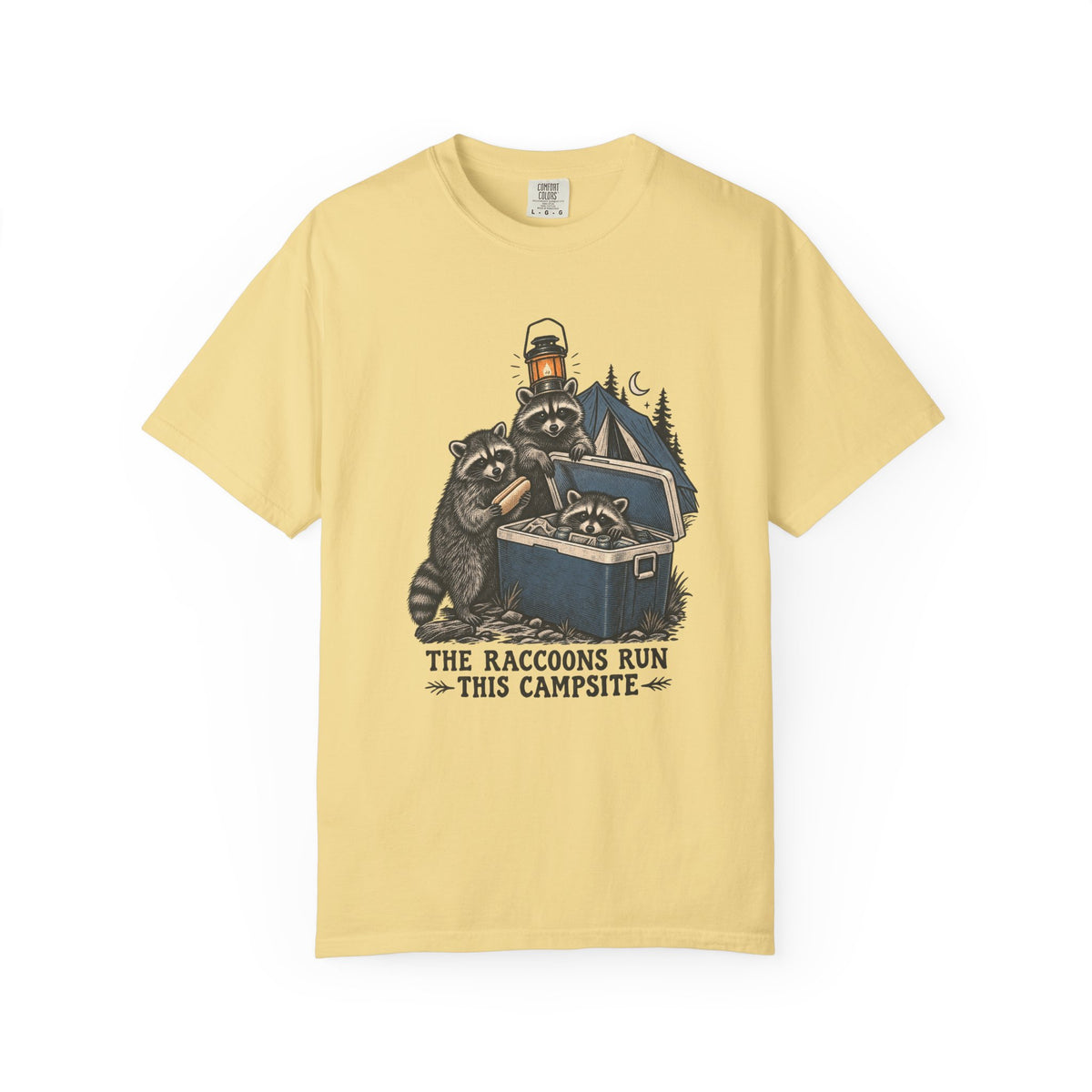 The Raccoons Run This Campsite T-Shirt – Butter