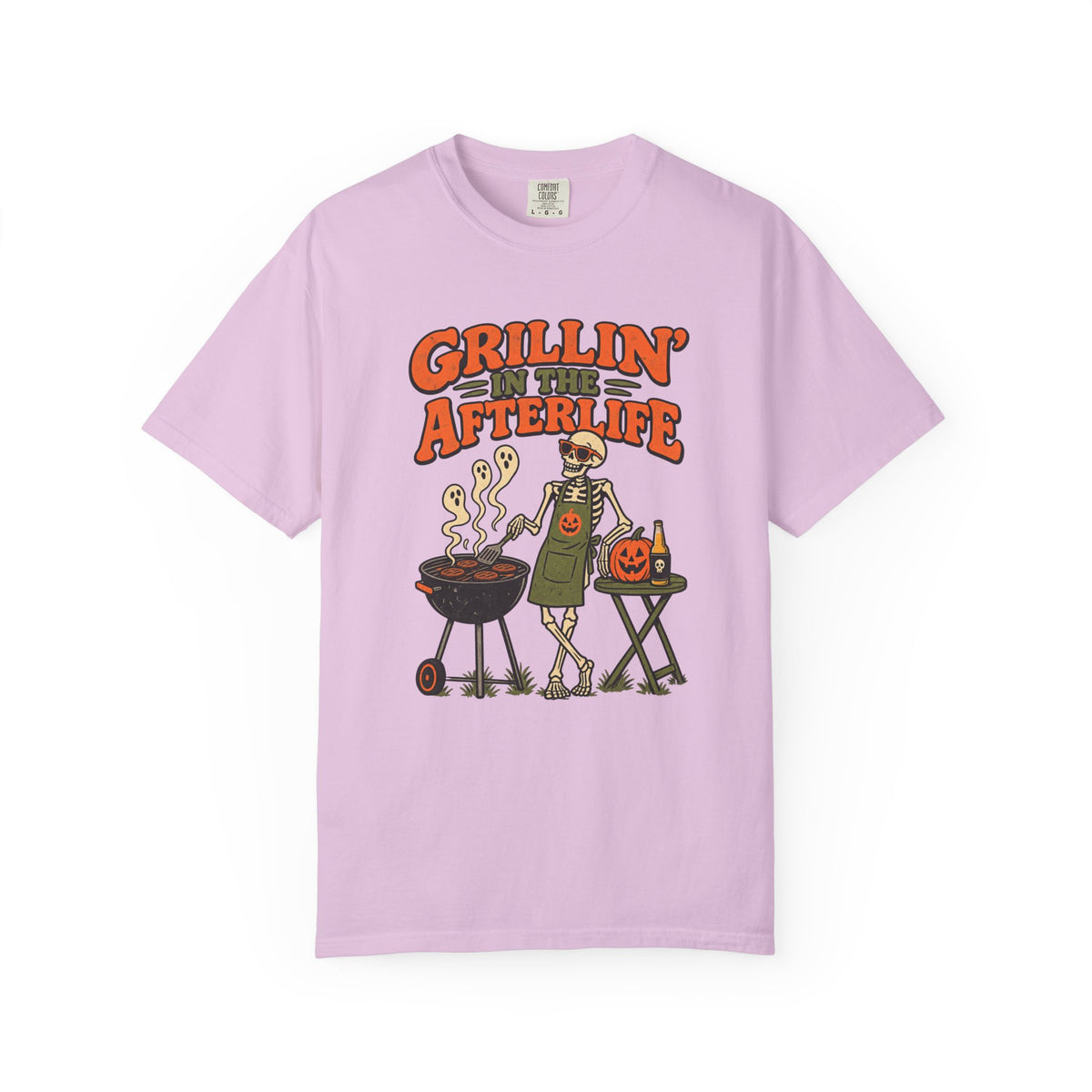 Grillin' in the Afterlife T-Shirt – Orchid