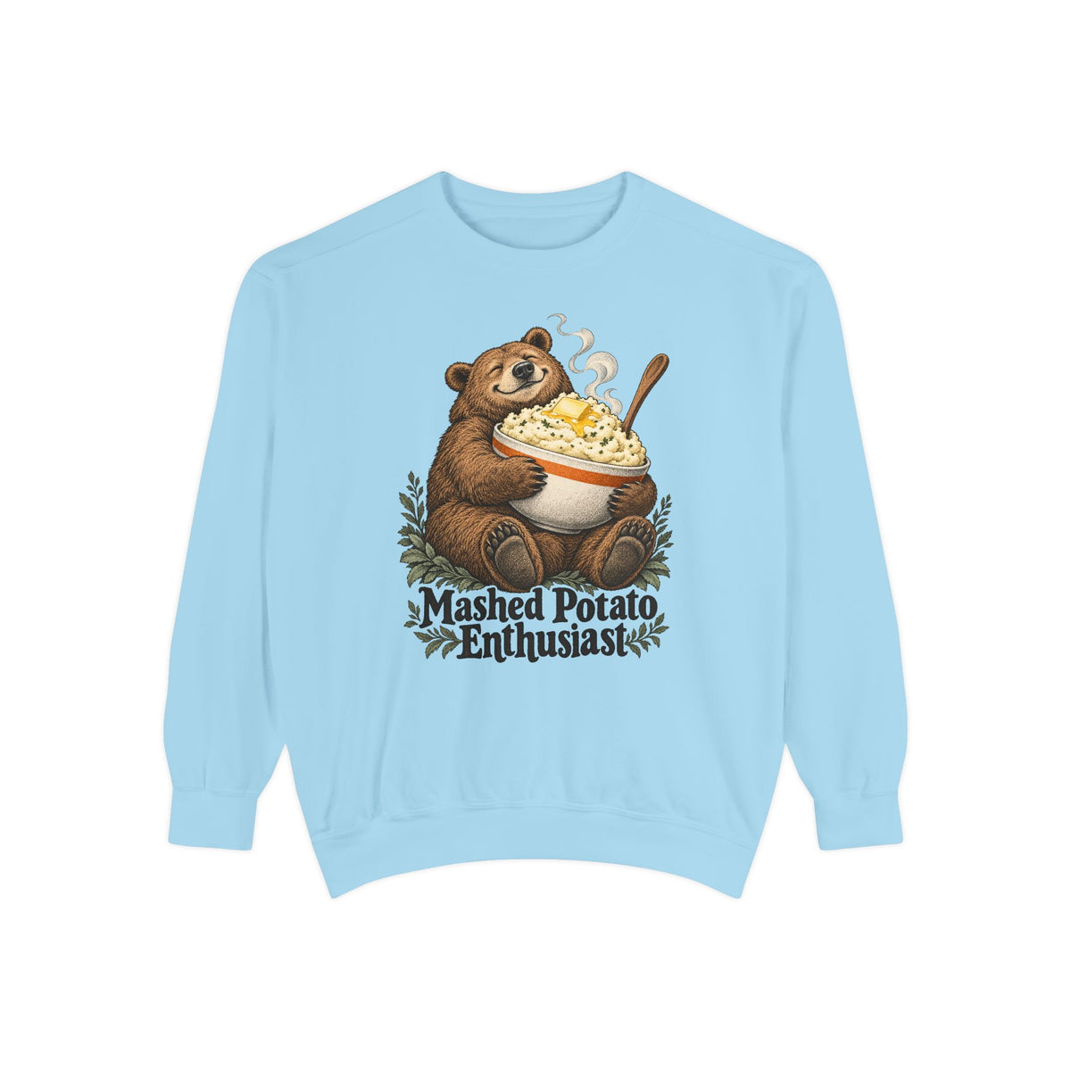 Mashed Potato Enthusiast Sweatshirt – Chambray