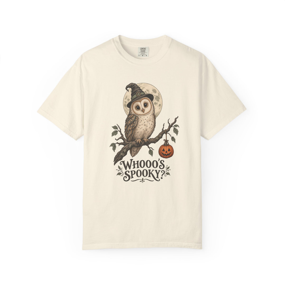 Whooo's Spooky? T-Shirt – Ivory