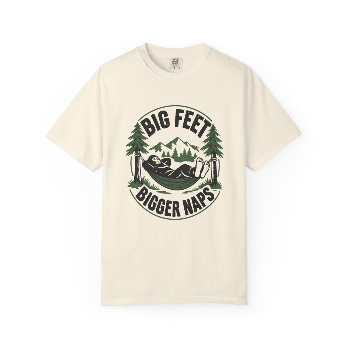 Big Feet, Bigger Naps T-Shirt – Ivory