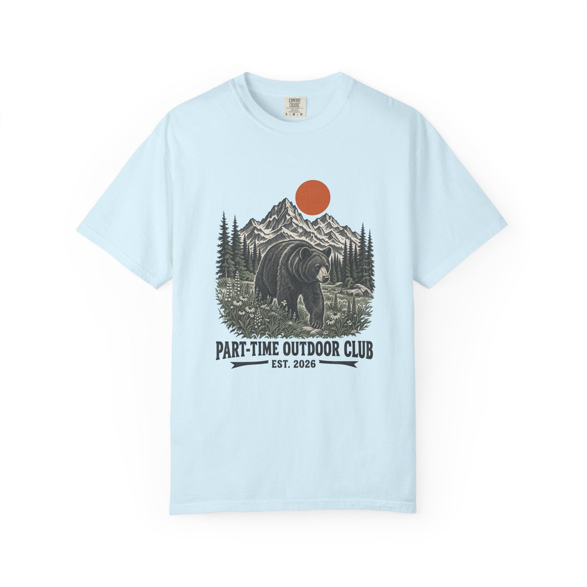 Outdoor Club Bear T-Shirt – Chambray