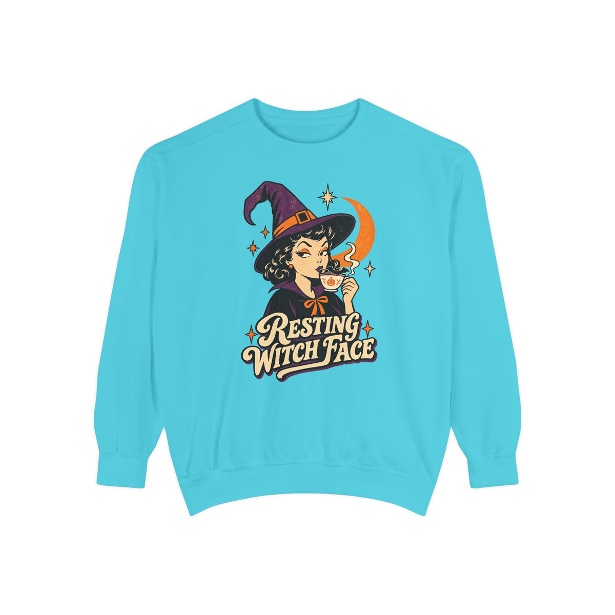 Resting Witch Face Sweatshirt – front view