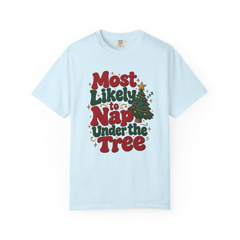 Most Likely to Nap Under the Tree T-Shirt – Chambray