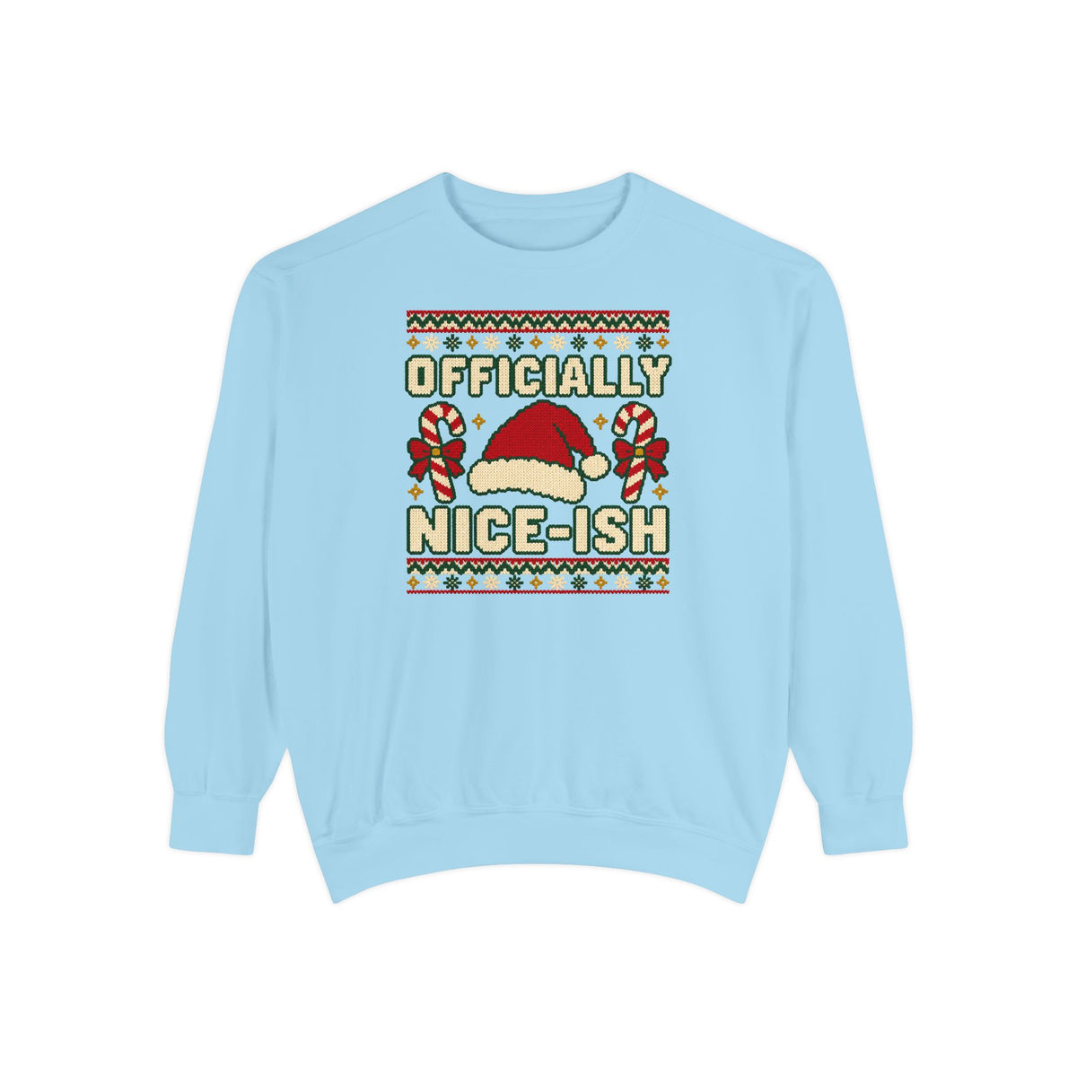 Officially Nice-ish Ugly Christmas Sweatshirt – Chambray