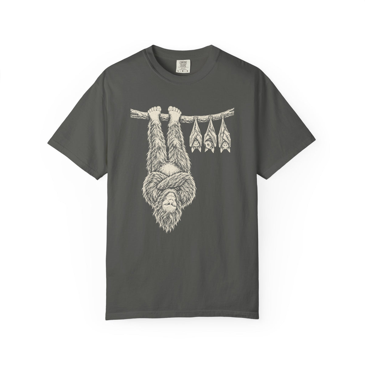 Bigfoot Hanging With Bats T-Shirt