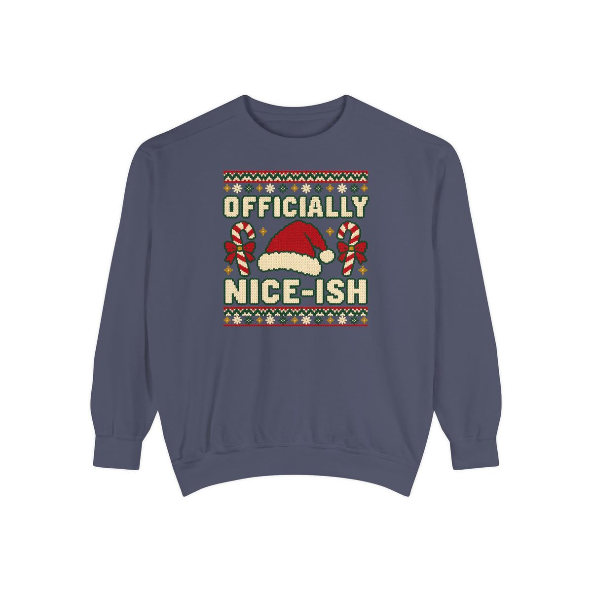 Officially Nice-ish Ugly Christmas Sweatshirt – Denim