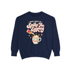 Most Likely To Spike The Eggnog Sweatshirt – True Navy