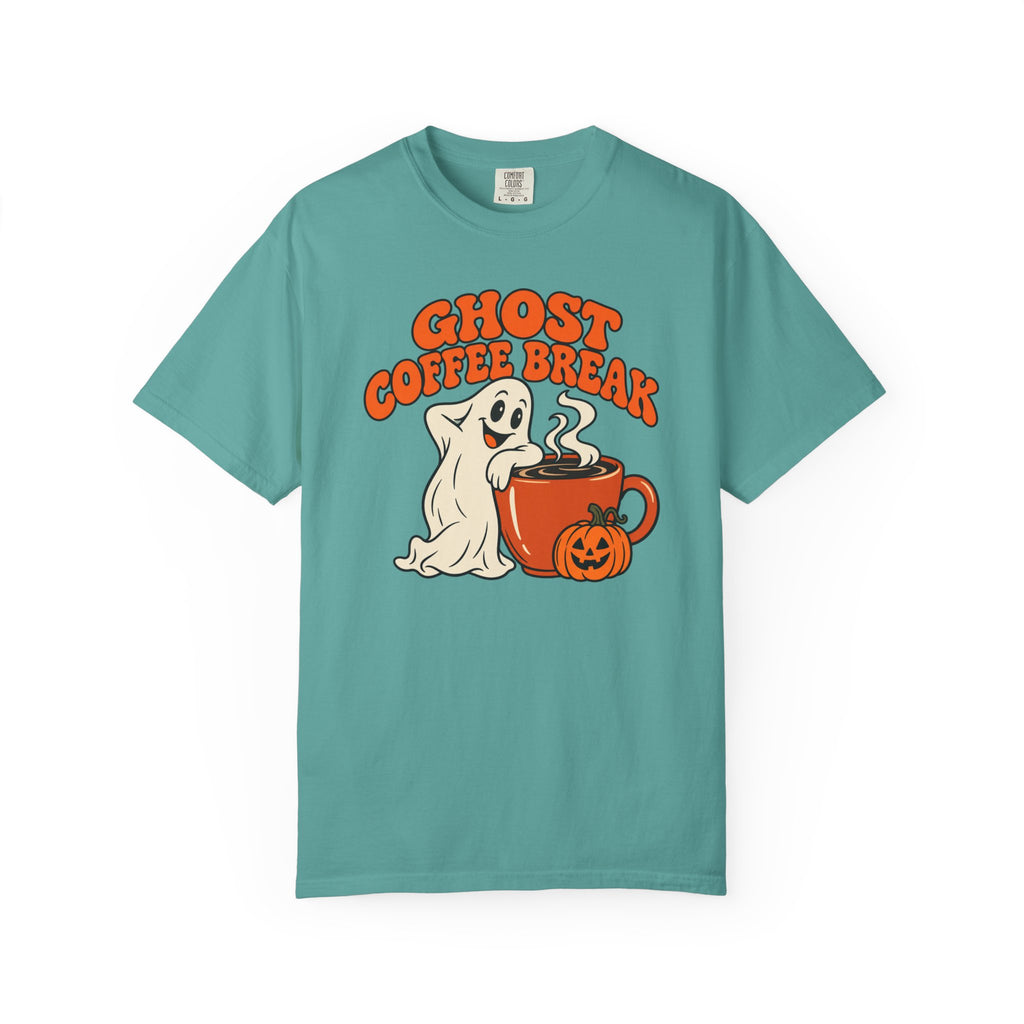 Ghost Coffee Break T-Shirt – Seafoam