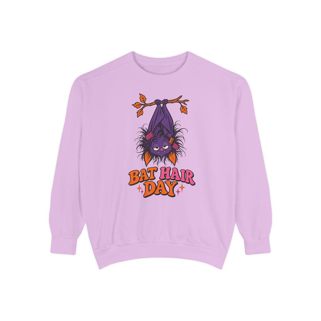Bat Hair Day Sweatshirt – Orchid