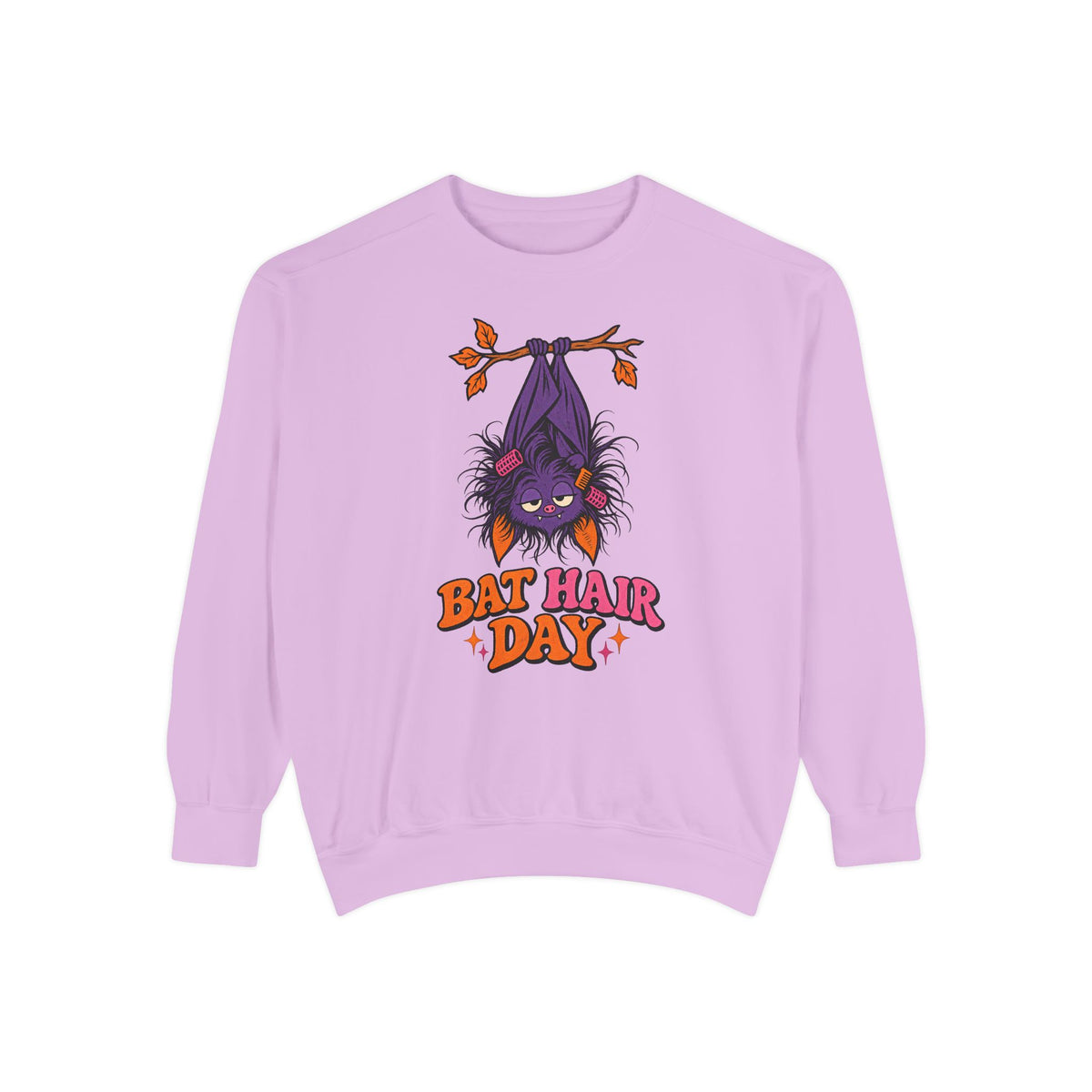 Bat Hair Day Sweatshirt – Orchid