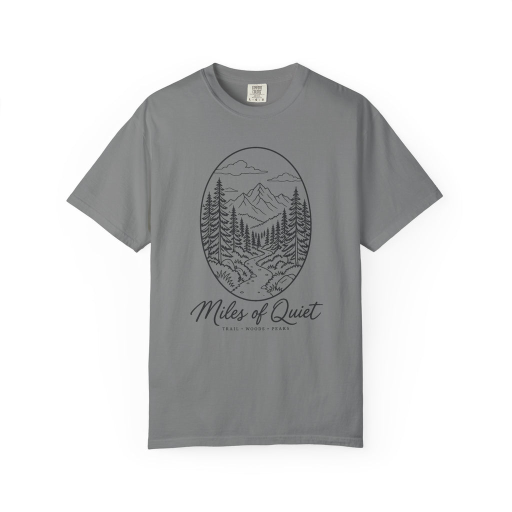 Miles of Quiet T-Shirt – Grey