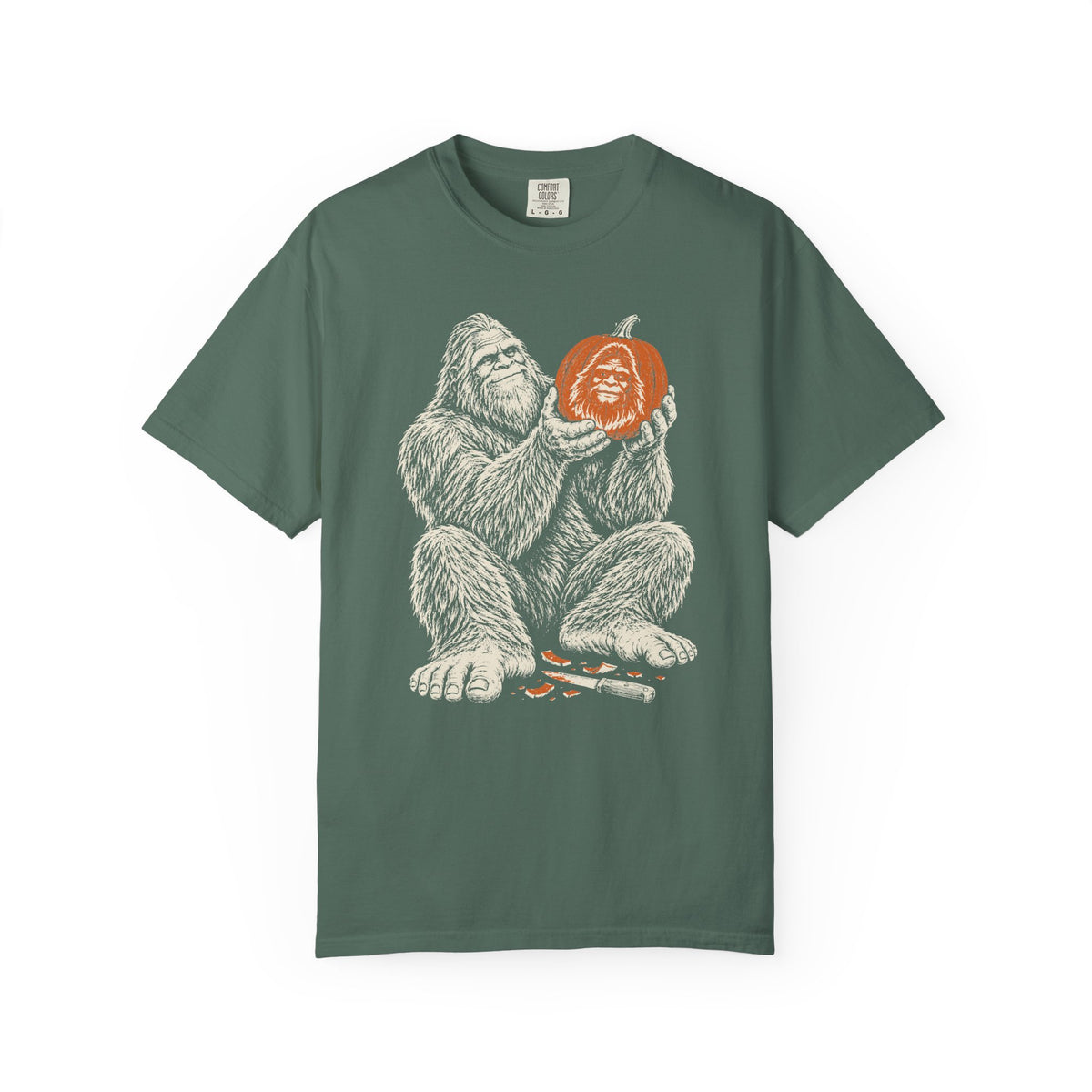 Bigfoot Pumpkin Carver T-Shirt