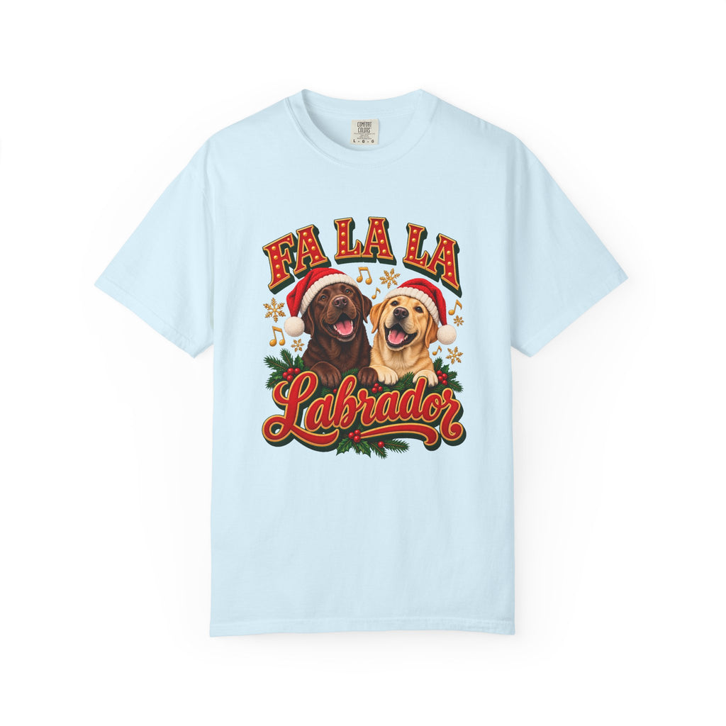 Fa La La Labrador T-Shirt – Chambray
