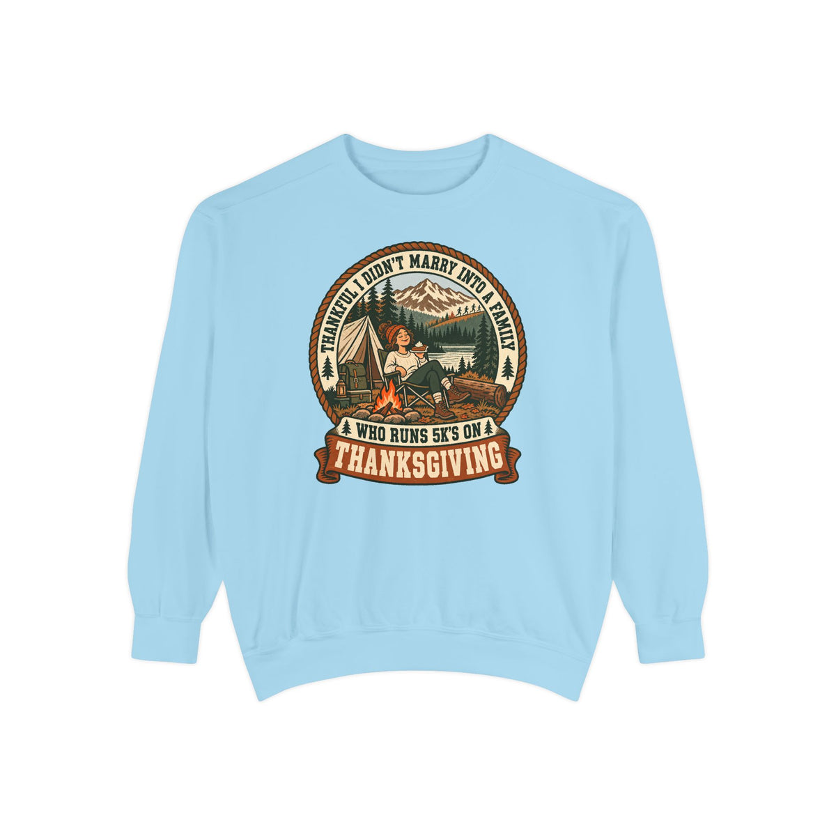 Not a 5K Family Camp Badge Sweatshirt
