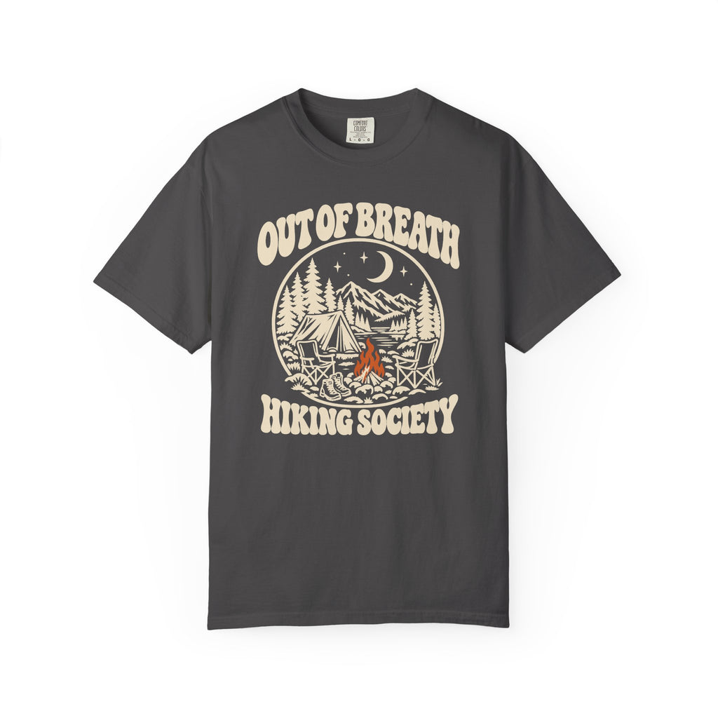 Out of Breath Hiking Society Campfire Night T-Shirt