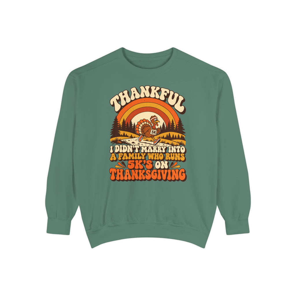 Not a 5K Family Retro Sunset Sweatshirt
