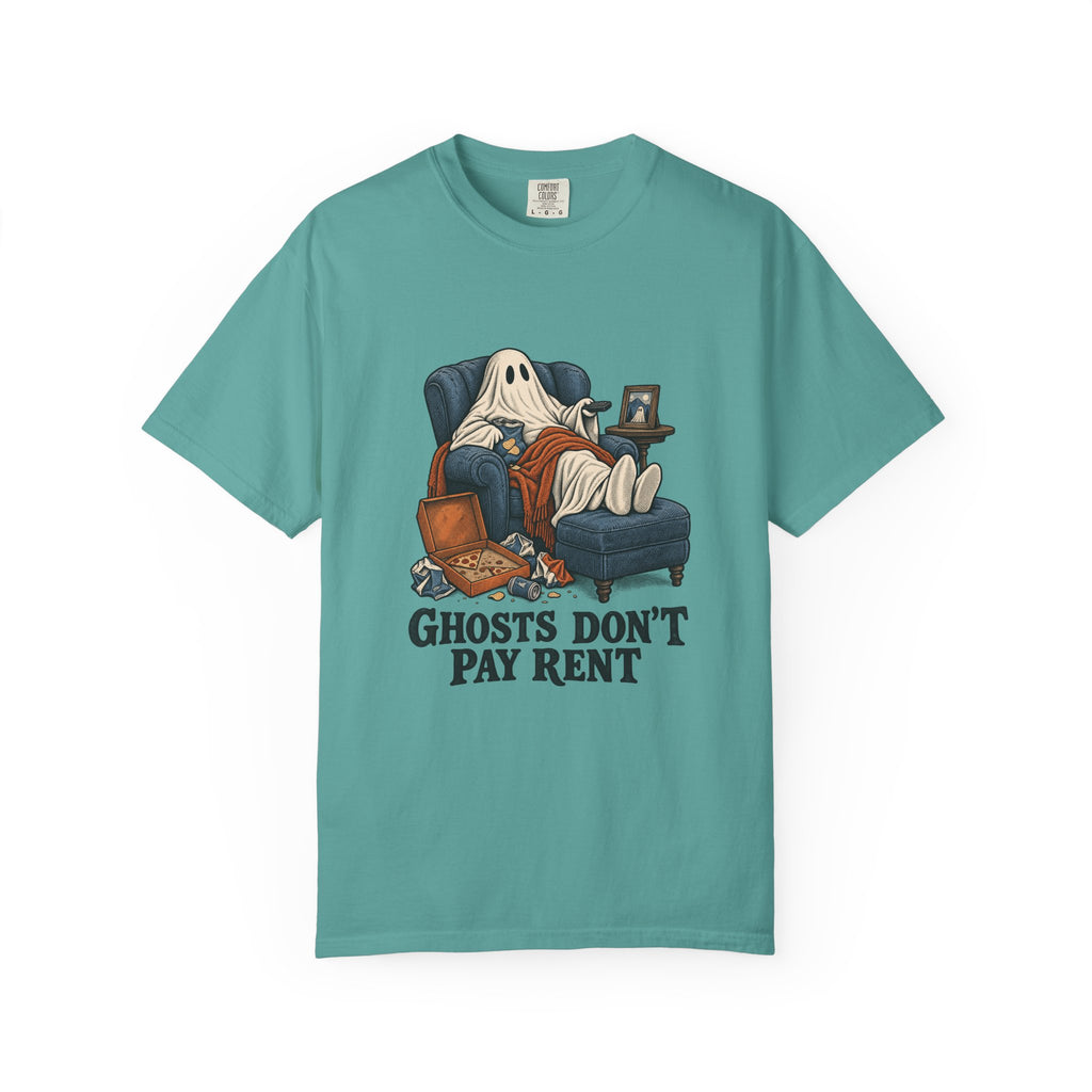 Ghosts Don't Pay Rent T-Shirt – Seafoam