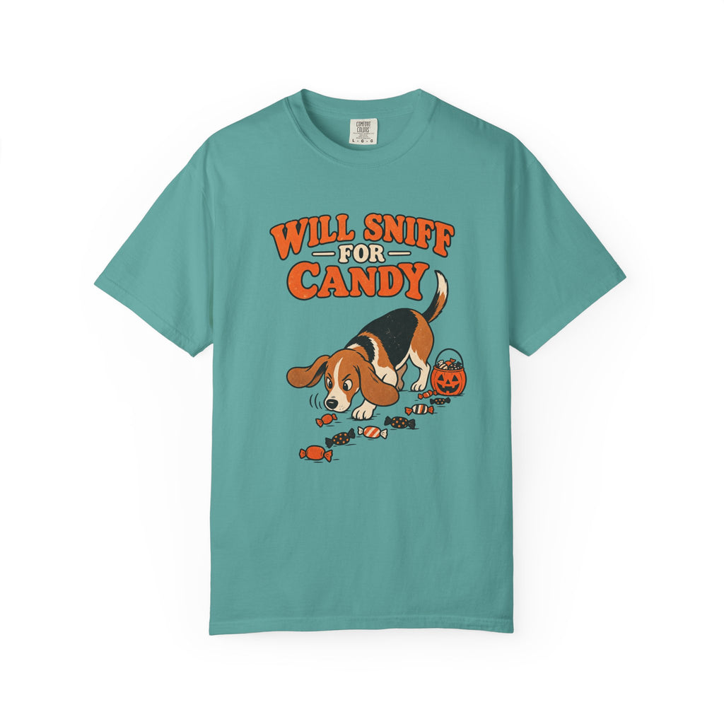 Will Sniff for Candy T-Shirt – Seafoam