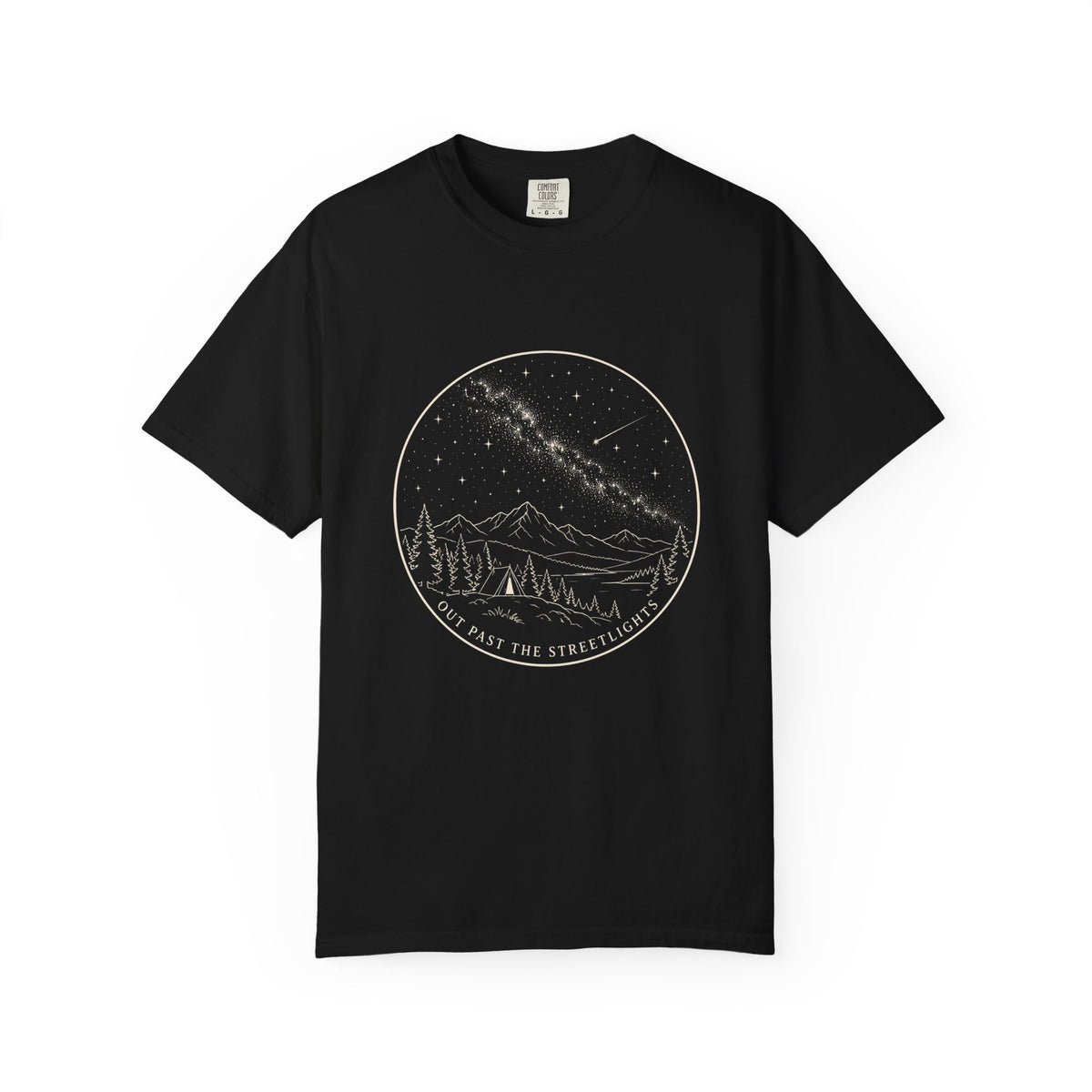 Out Past the Streetlights T-Shirt – Black