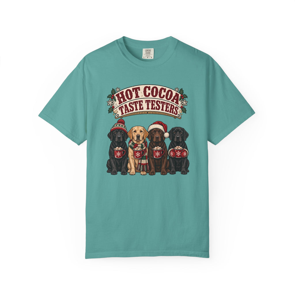 Hot Cocoa Taste Testers T-Shirt – Seafoam