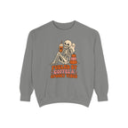 Fueled by Coffee & Spooky Vibes Sweatshirt – Grey
