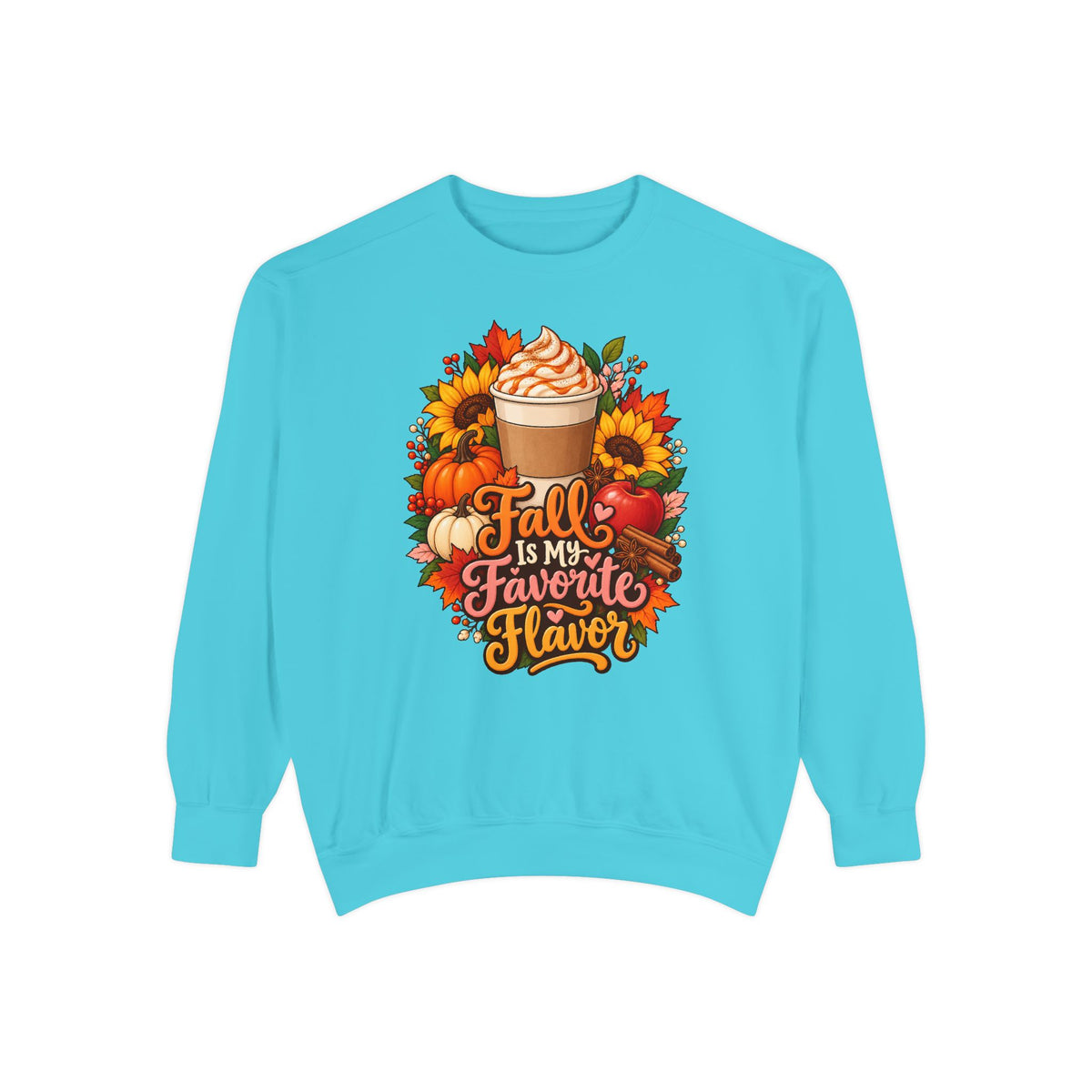 Fall Is My Favorite Flavor Sweatshirt – front view
