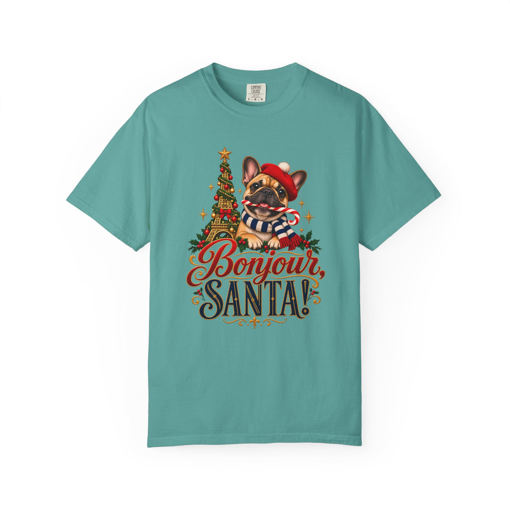 Bonjour, Santa! T-Shirt – Seafoam