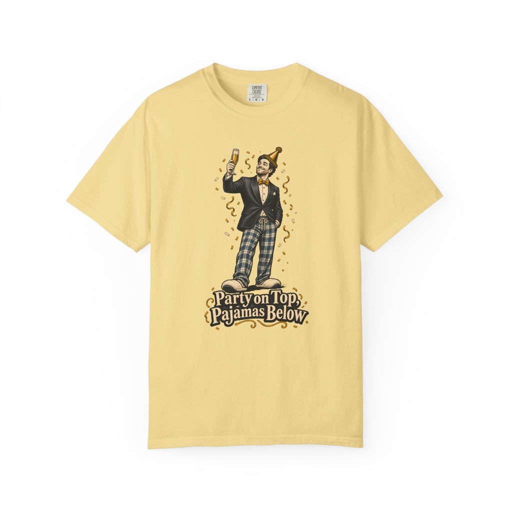 Party on Top, Pajamas Below T-Shirt – Butter