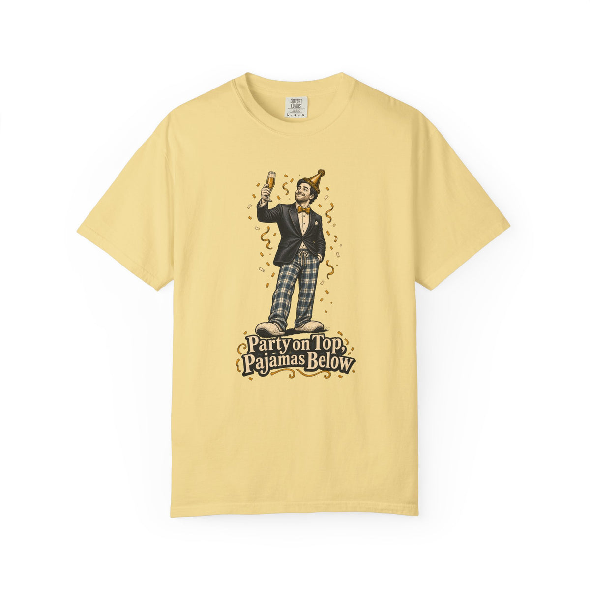 Party on Top, Pajamas Below T-Shirt – Butter