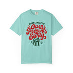 Most Likely To Open Presents Early T-Shirt – Chalky Mint
